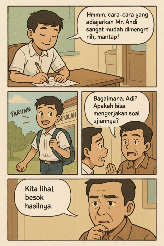 Gambar Komik pendidikan Citra Raya Tangerang Belajar Asyik