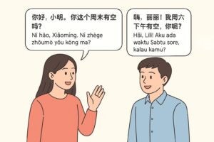 Cara membuat Janji dalam Bahasa Mandarin