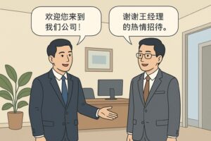 Dialog Mandarin untuk Menyambut Klien Bisnis di Kantor (Versi Senopati Center)