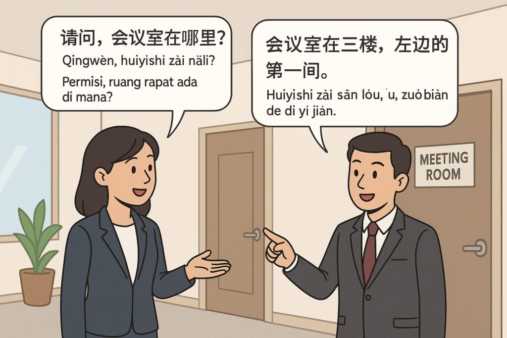 Menanyakan tempat dalam Bahasa Mandarin 