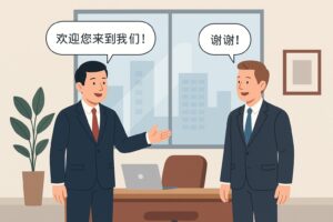 Dialog Mandarin untuk menerima tamu bisnis
