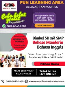 Belajar tanpa stress di Senopati Center