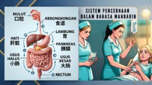 SIstem Pencernaan dalam Bahasa Mandarin - Kursus Mandarin Citra Raya