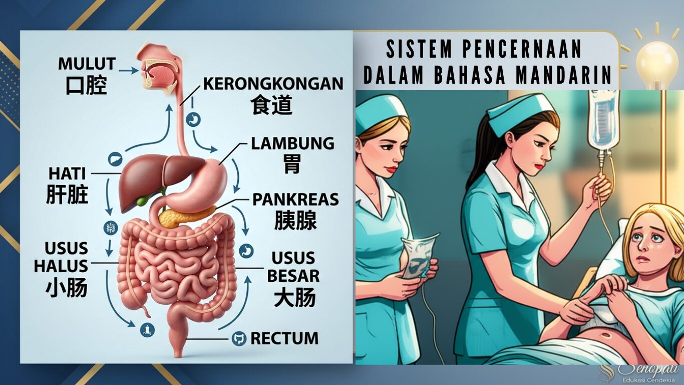 SIstem Pencernaan dalam Bahasa Mandarin - Kursus Mandarin Citra Raya